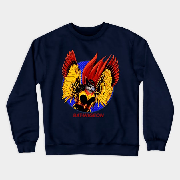 Bat-Wigeon Crewneck Sweatshirt by ThirteenthFloor